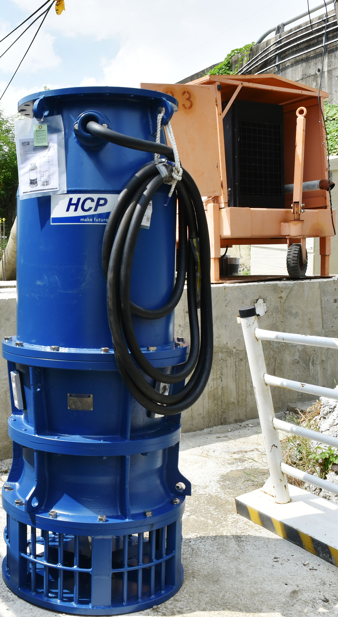 Flood Control Pumping Station in Kaohsiung, Taiwan